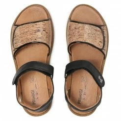 Sandals PRIMIGI - 7394233 D Rafia/Nero Brown, Black -Primigi Shop 0000208173575 05 rz