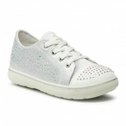 Laced Shoes Trainers PRIMIGI - 1358000 S Argent White