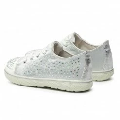 Laced Shoes Trainers PRIMIGI - 1358000 S Argent White -Primigi Shop 0000208899031 02 mk