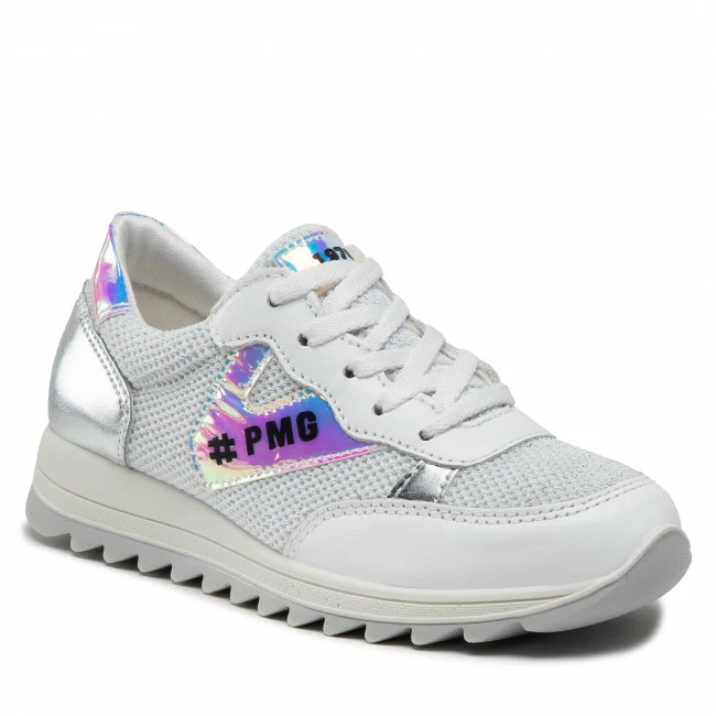 Laced Shoes Trainers PRIMIGI - 1869600 S Bian White 3 Laced Shoes Trainers PRIMIGI - 1869600 S Bian White